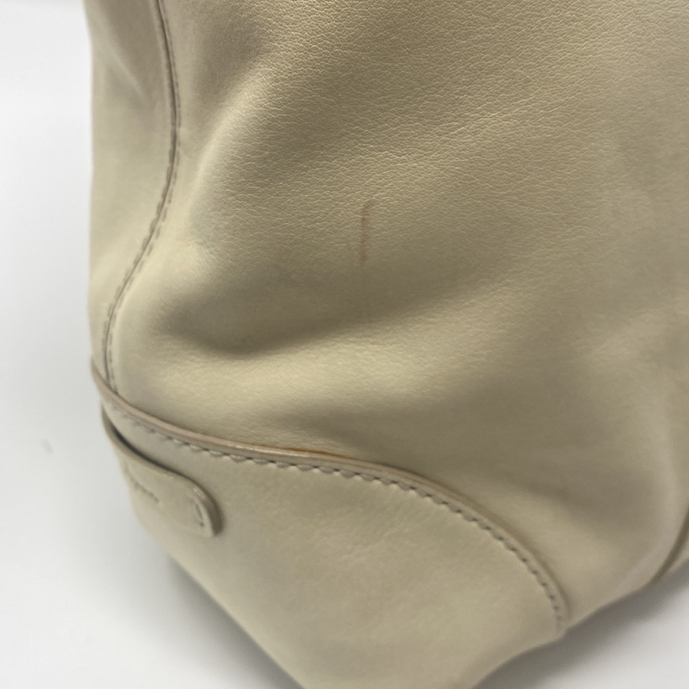 Cole Haan Off-White Leather Hobo Shoulder Bag - Picture 8 of 15